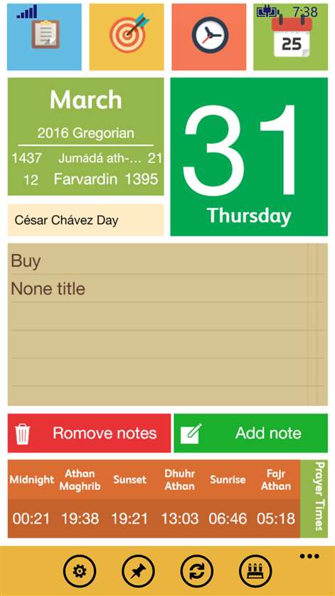 Window Calendar Screenshots 1