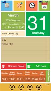 Window Calendar screenshot 1