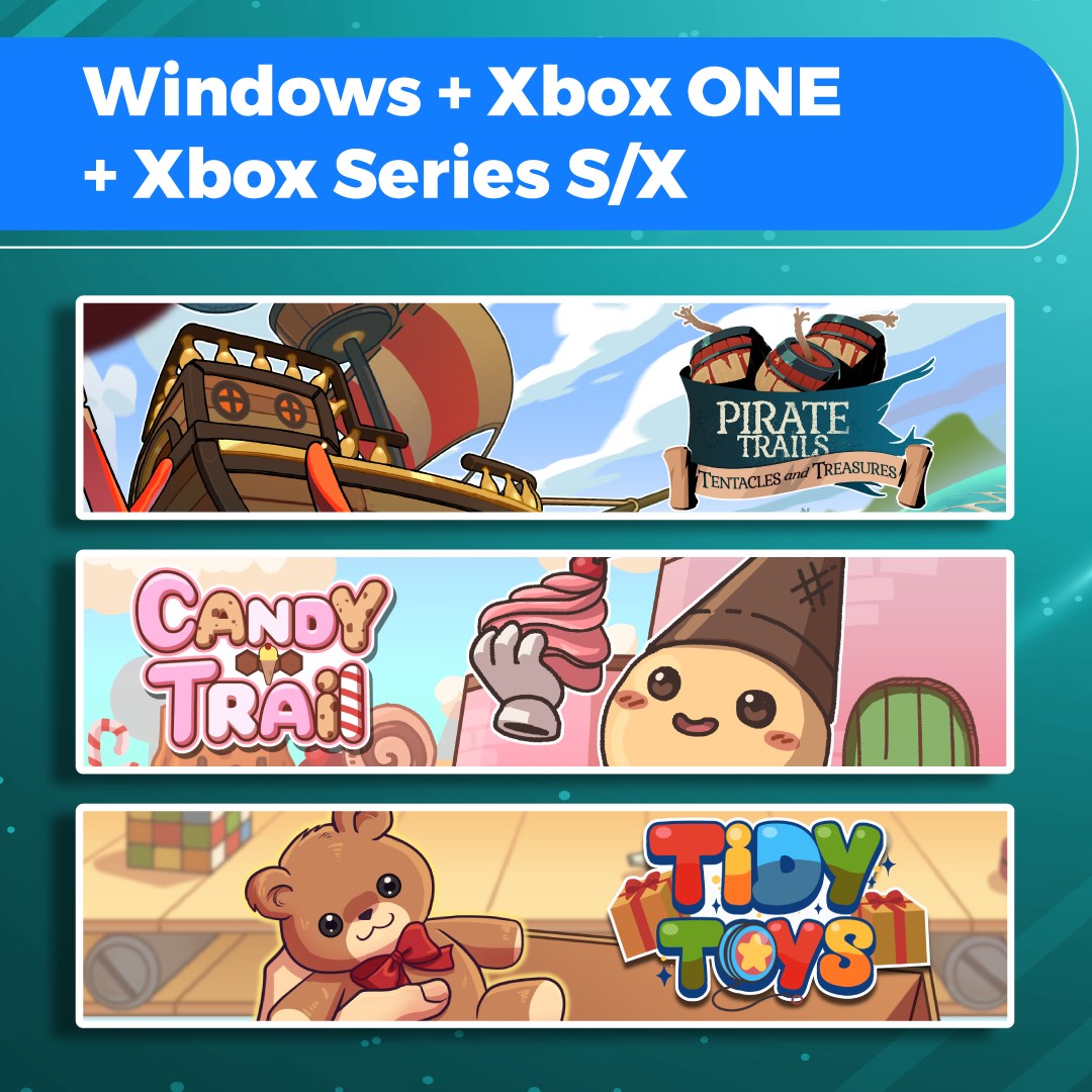 Pirate Trails: Tentacles and Treasures + Candy Trail + Tidy Toys (Bundle)