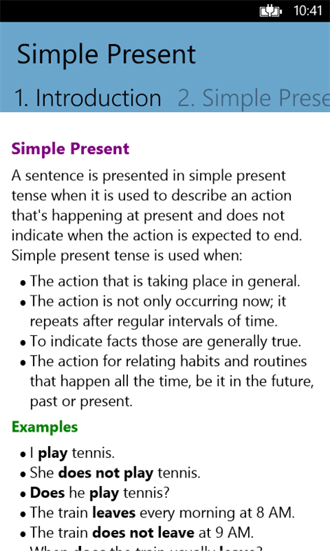 Practice English Tenses Screenshots 2