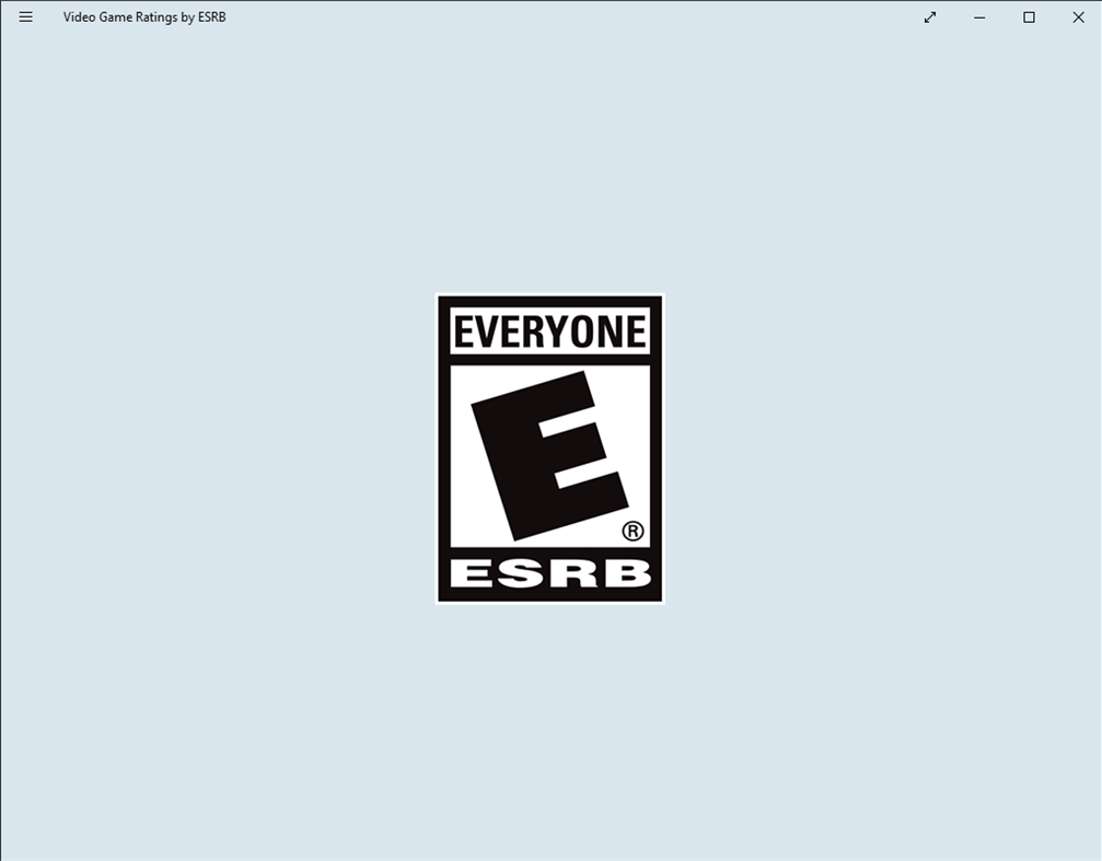#1. Video Game Ratings by Entertainment Software Rating Board (Windows) 由: Entertainment Software Rating Board