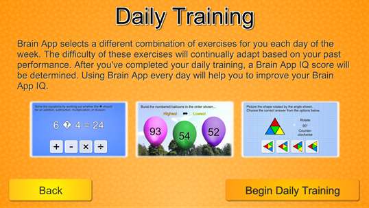 Brain App - Daily Brain Training on your PC screenshot 4