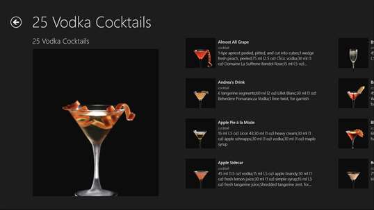 25 Ultimate Vodka Cocktails screenshot 1