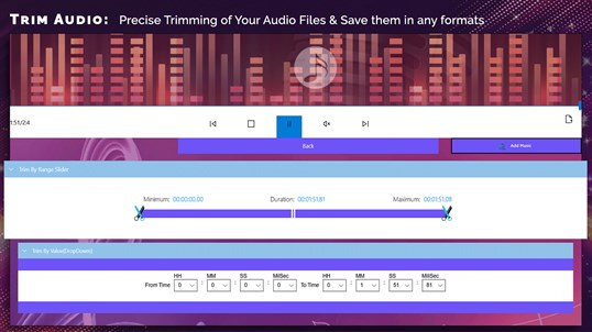 Music Editor & Video Editor : Trim,Convert,Extract and Mix AudioBooks For Audacity screenshot 3