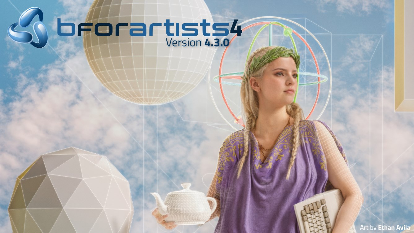 开源blender分支 Bforartists V4.3.0 中文免费版