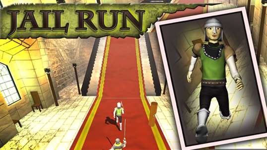 Jail Run 3D 2014 HD screenshot 1