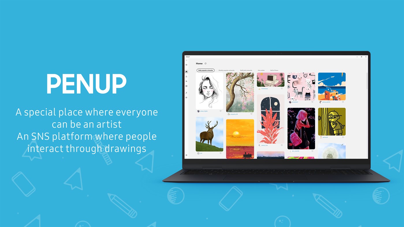 #1. PENUP (Windows) De: Samsung Electronics Co. Ltd.