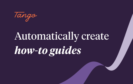 Tango: Create how-to guides with screenshots small promo image