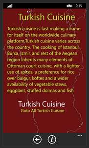 Turkish Cuisine screenshot 1