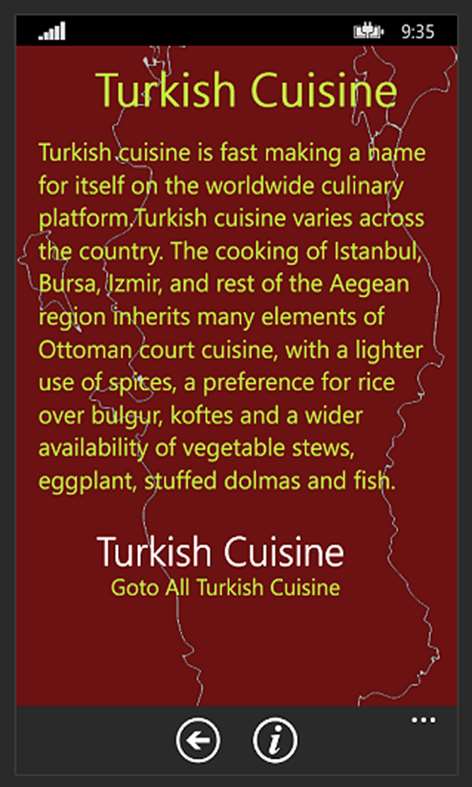 Turkish Cuisine Screenshots 1