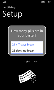 Her Pill diary screenshot 3