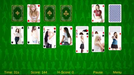Solitaire Girls Edition Screenshots 1