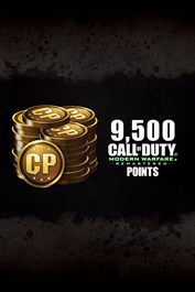 9500 puntos Call of Duty® para Modern Warfare® Remastered