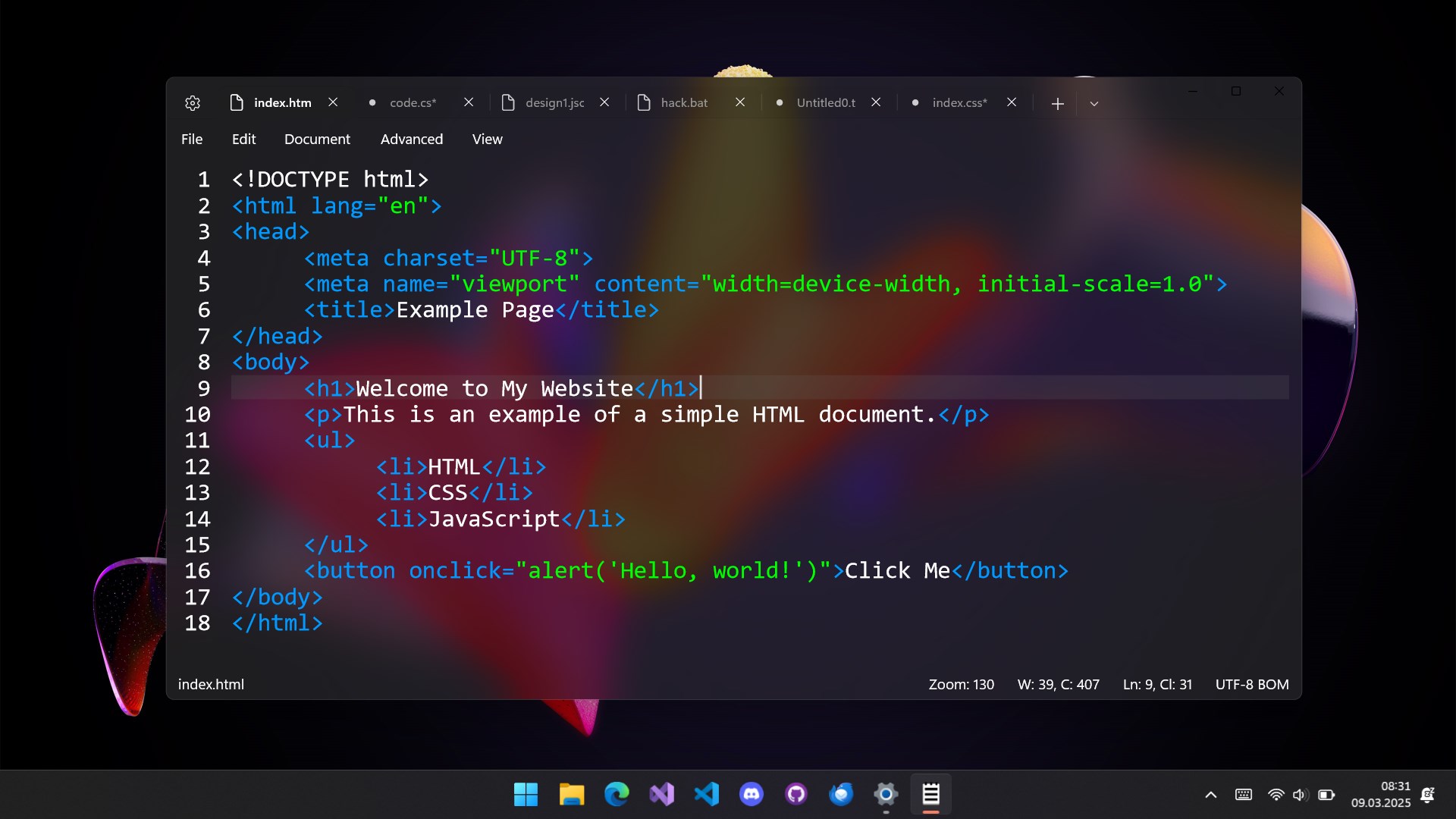 Fastedit screenshot