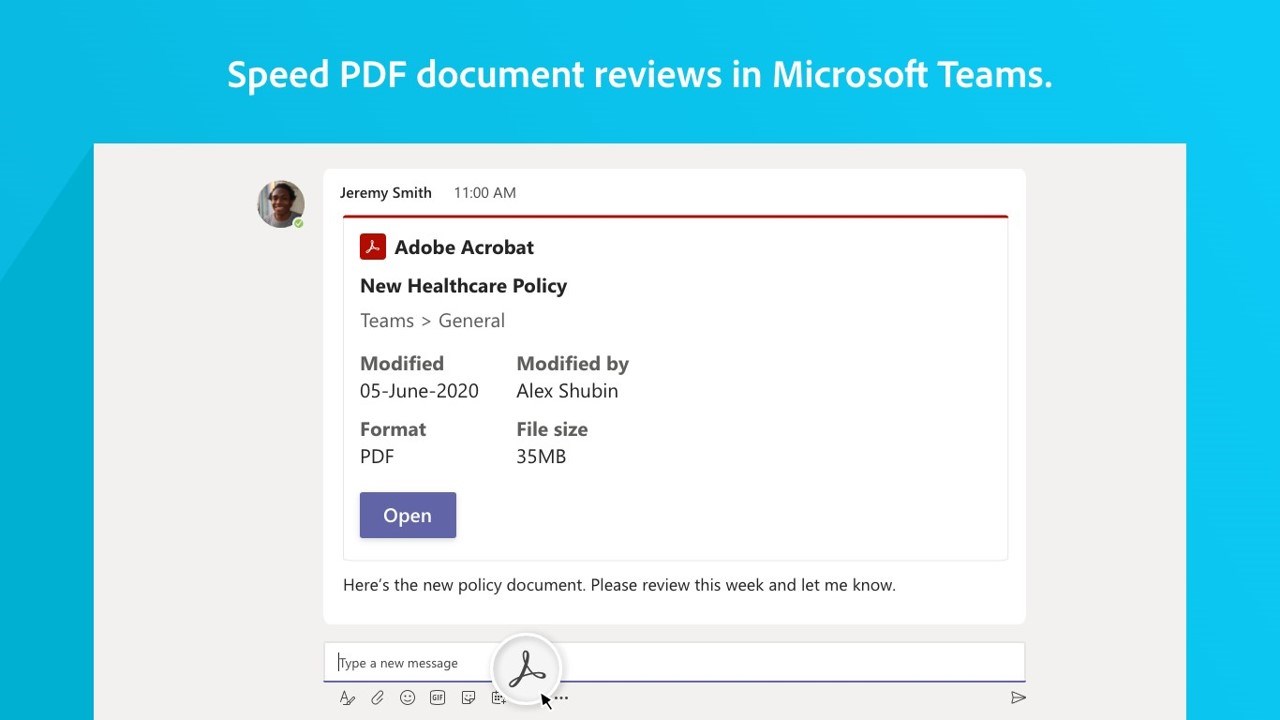 Snapshot 6 of Adobe Acrobat for Microsoft 365
