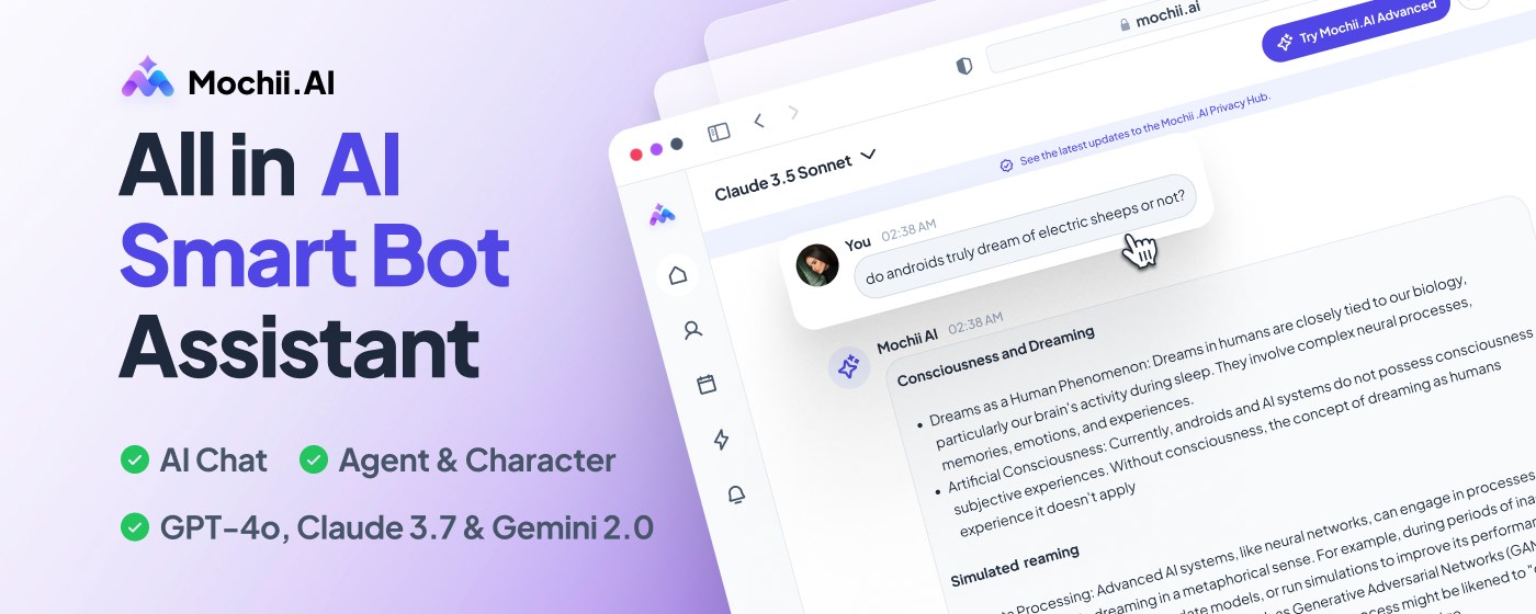 Mochii AI: All-in-One AI Assistant