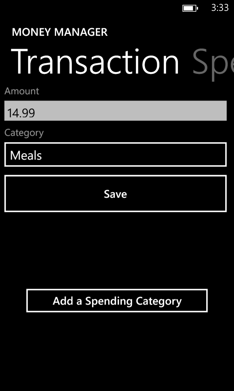 Captura 3 Money Manager windows