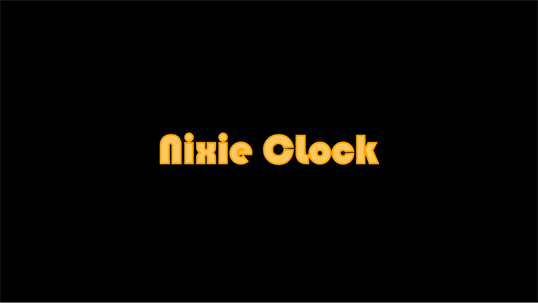 Nixie clock screenshot 1