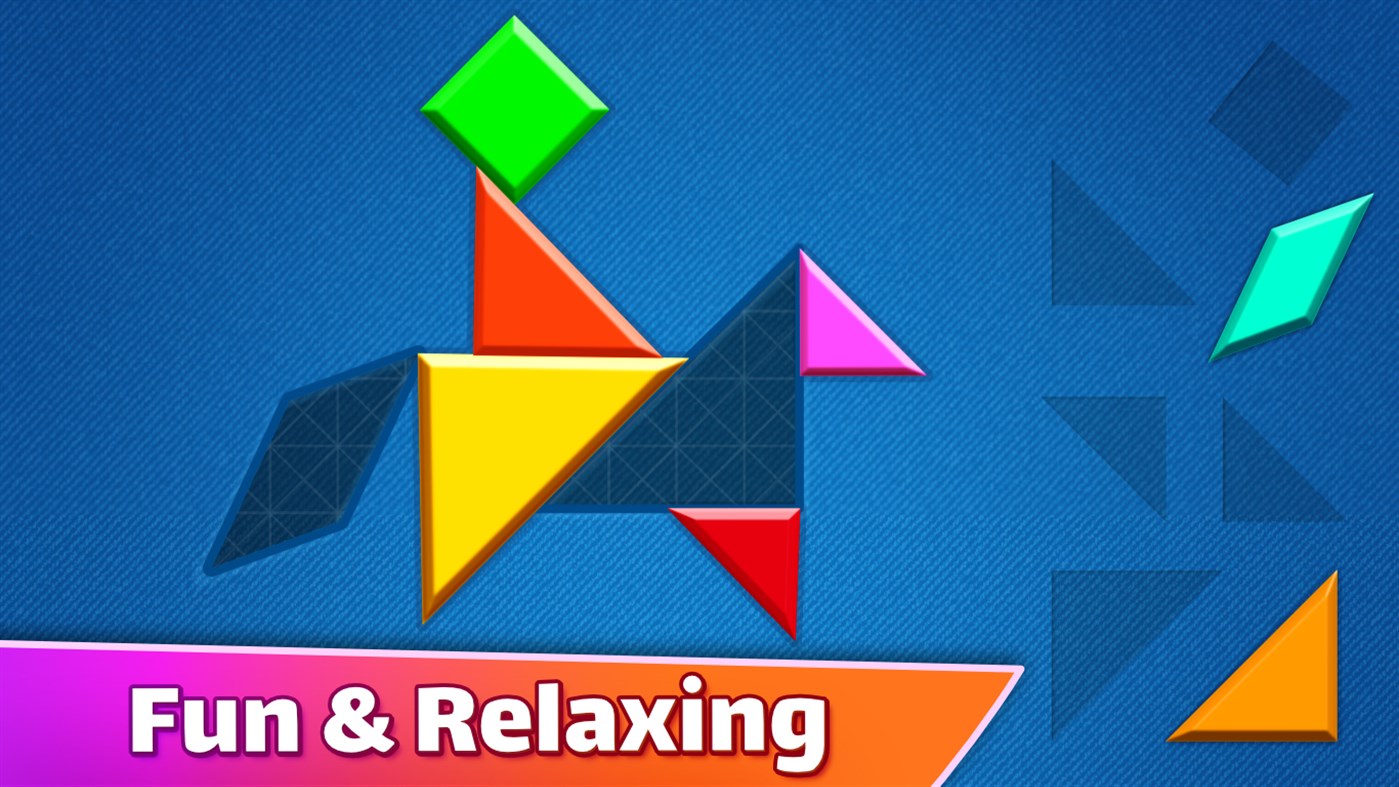 #4. Tangram Puzzle: Polygrams Game (Windows) De: RV AppStudios