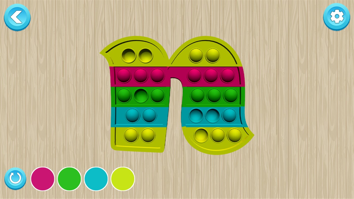 #3. Pop It Alphabets 3D (Windows) 由: Margala Games