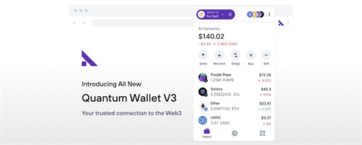 Quantum Wallet marquee promo image