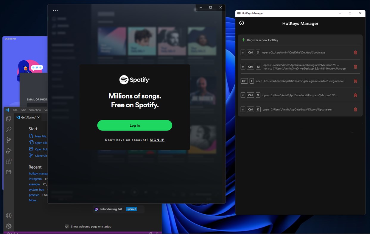 #1. Hotkeys Manager ͏ (Windows) От: Neon TM