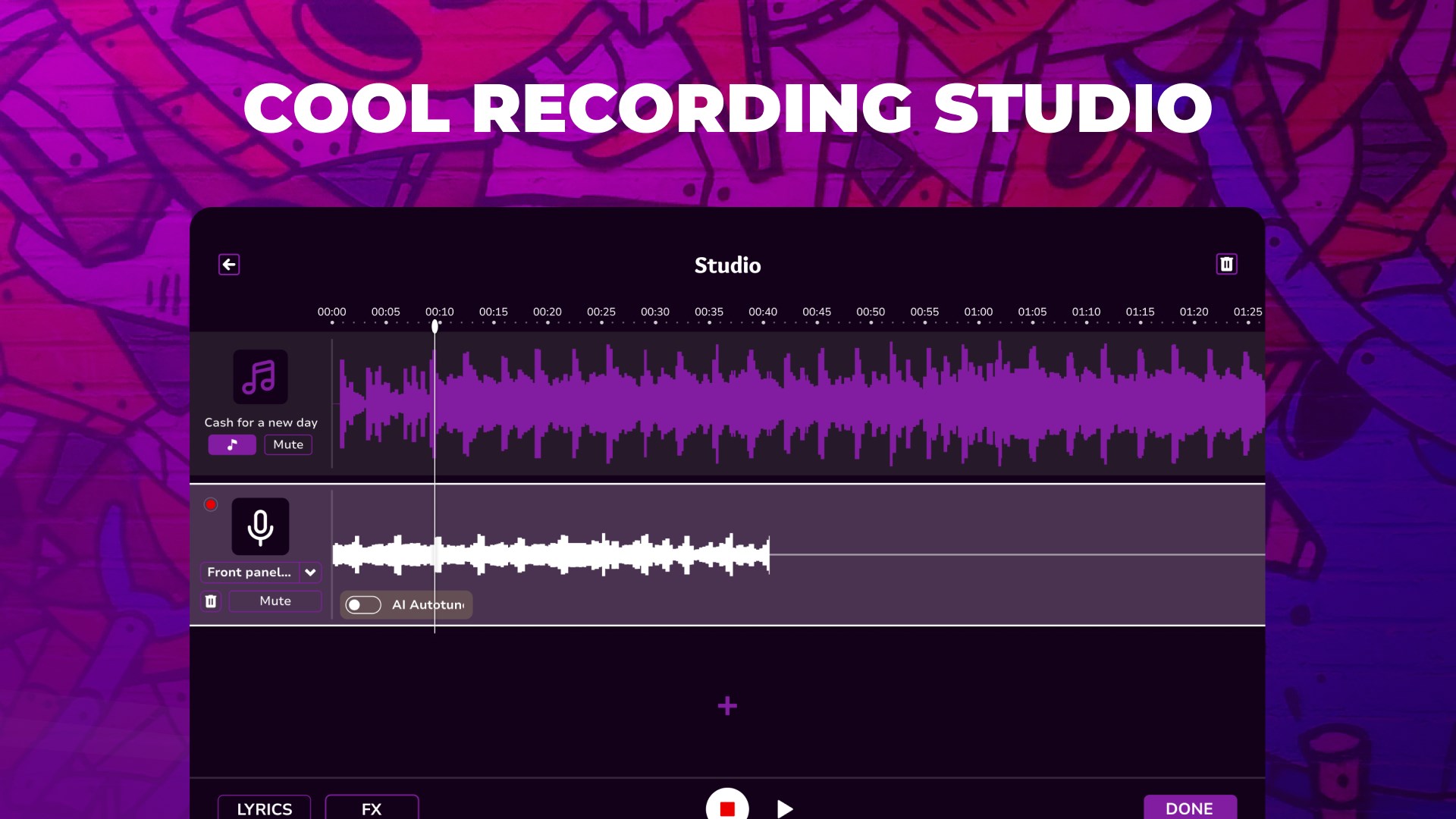Mixtape Recorder - Rap Music Creator screenshot