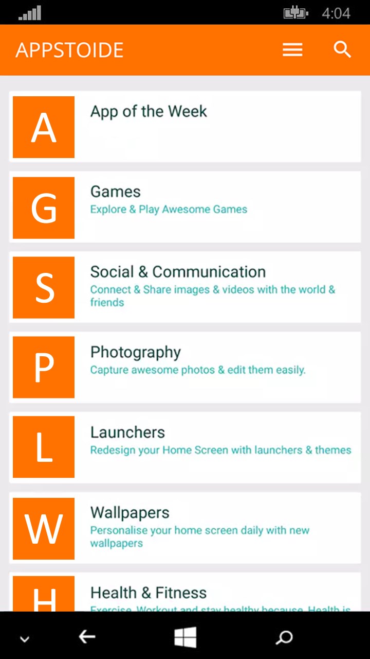 Appstoide screenshot