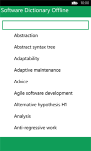Software Dictionary Offline screenshot 1