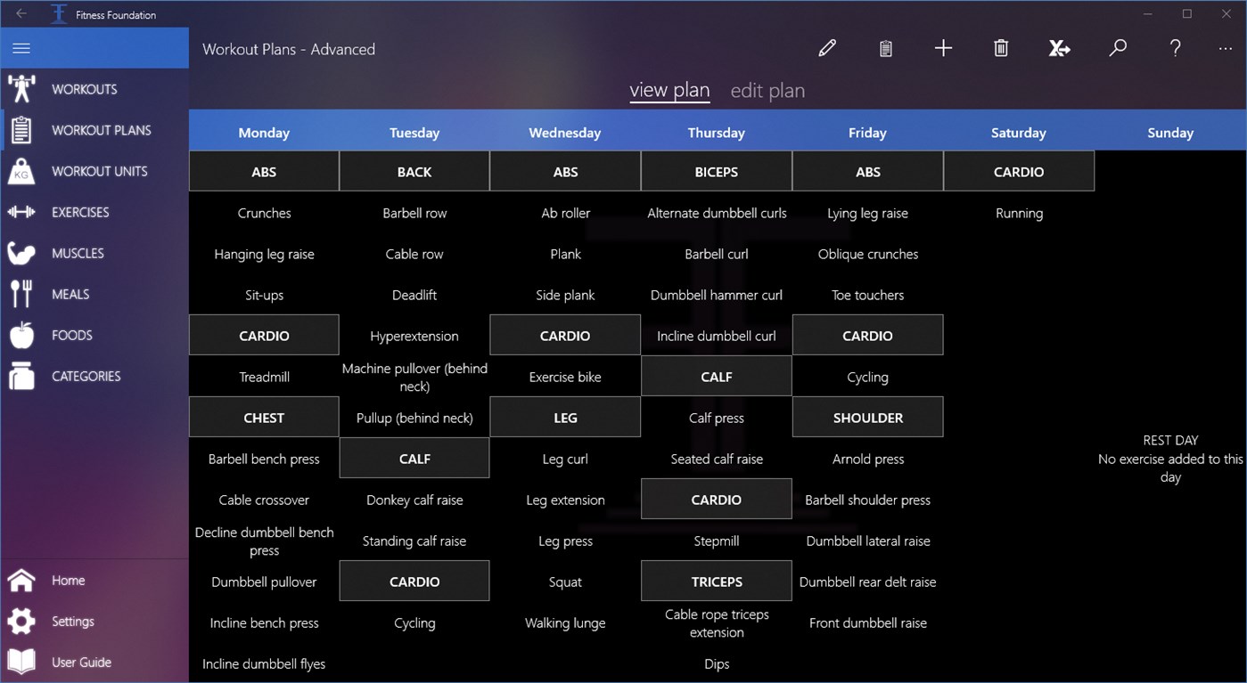 #7. Fitness Foundation (Windows) Oleh: Peter Kranicz