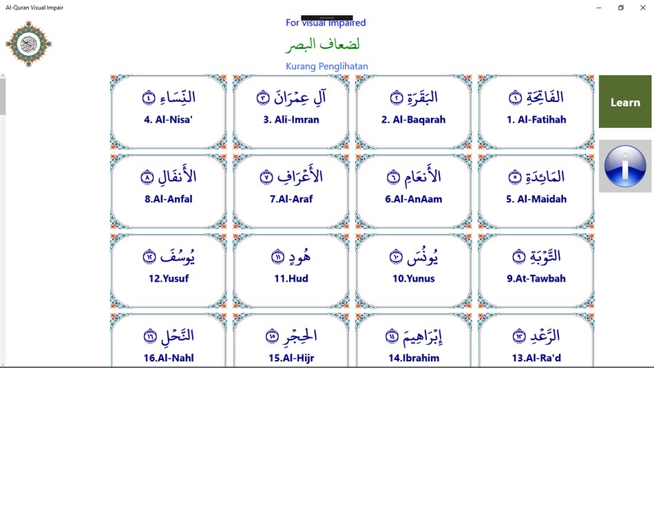 Al-Quran Visual Impairment (Windows) — Price History & Similar | AppAgg