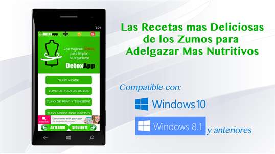 DetoxApp Zumos Detox screenshot 2