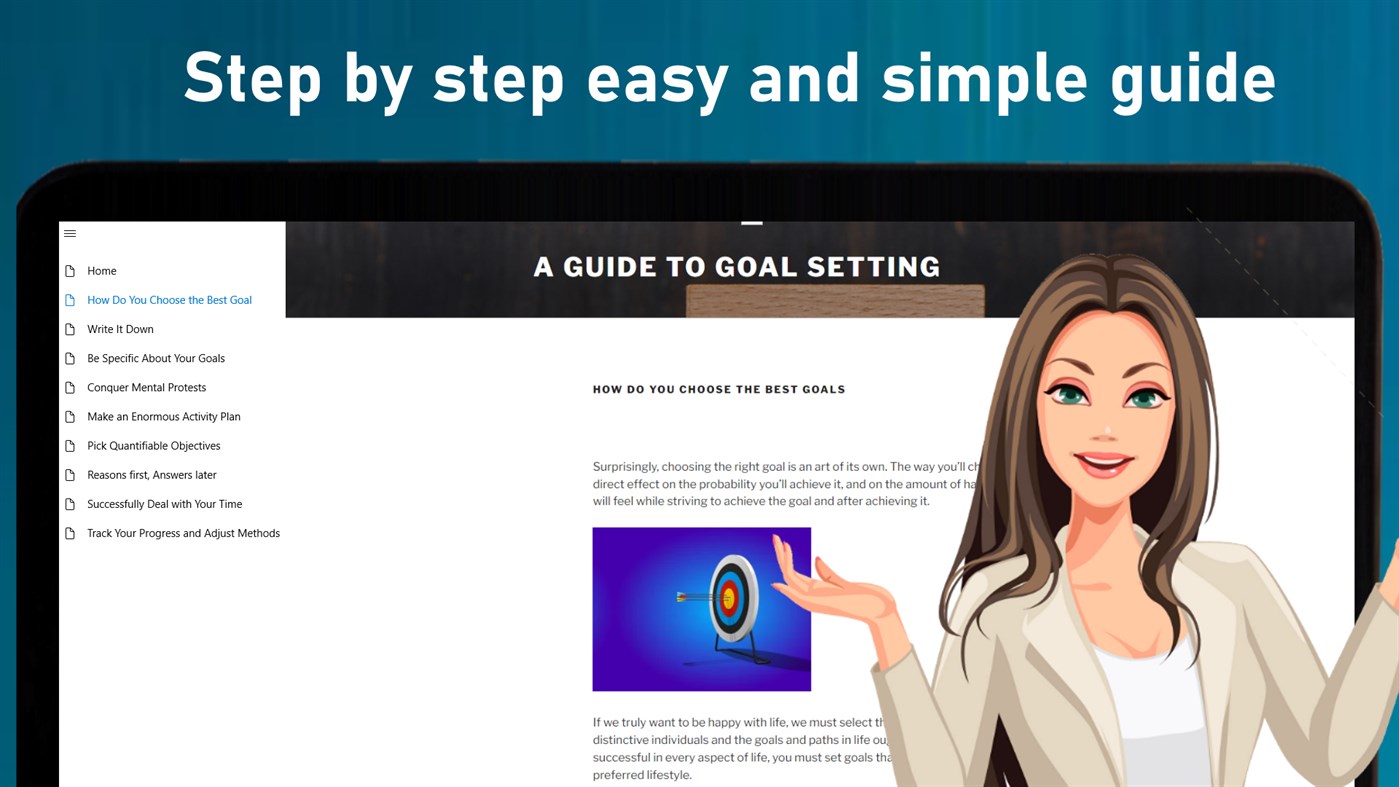 #3. Goal Setting Tracker & Guide (Windows) 由: Better courses