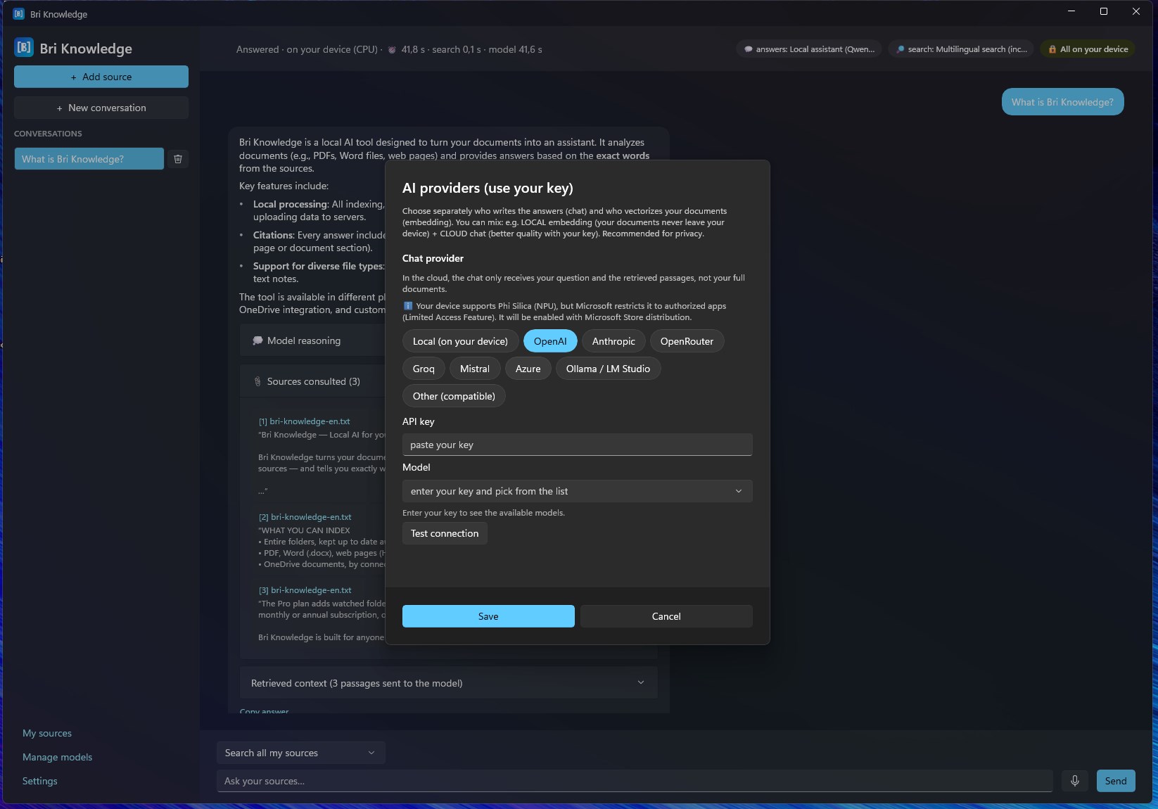 Bri Knowledge screenshot