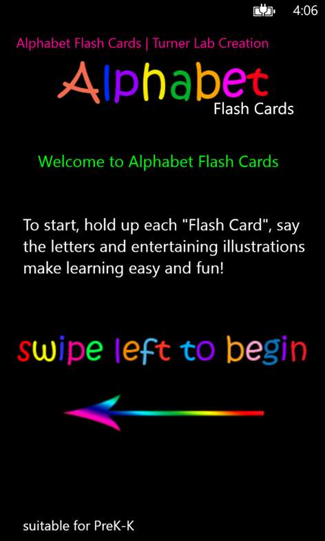 Alphabet Flash Cards Screenshots 1