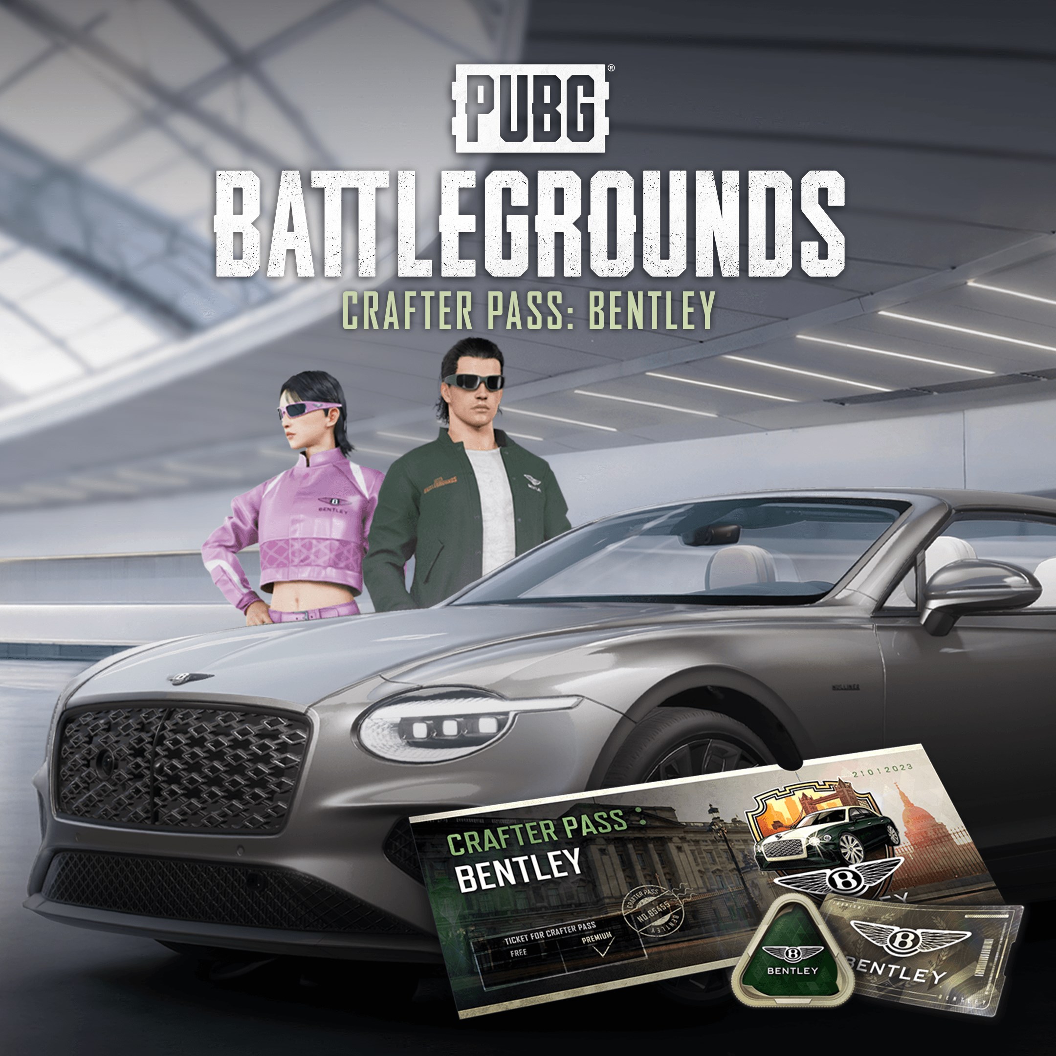 PUBG - БАЗОВЫЙ НАБОР БИЛЕТА РЕМЕСЛЕННИКА «BENTLEY»