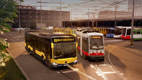 CTS 2026 - Map DLC: Bus + Tram Depot & South-Route - City Transport Simulator Bus & Tram