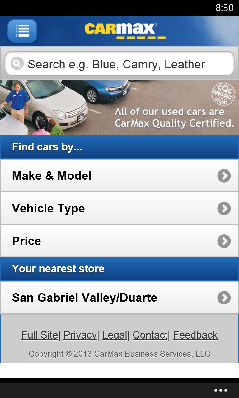 CarMax for Windows 10 free download App Store