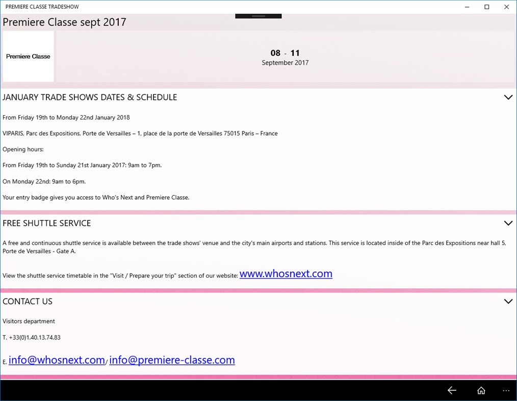 #3. PREMIERE CLASSE TRADESHOW (Windows) 由: Goomeo