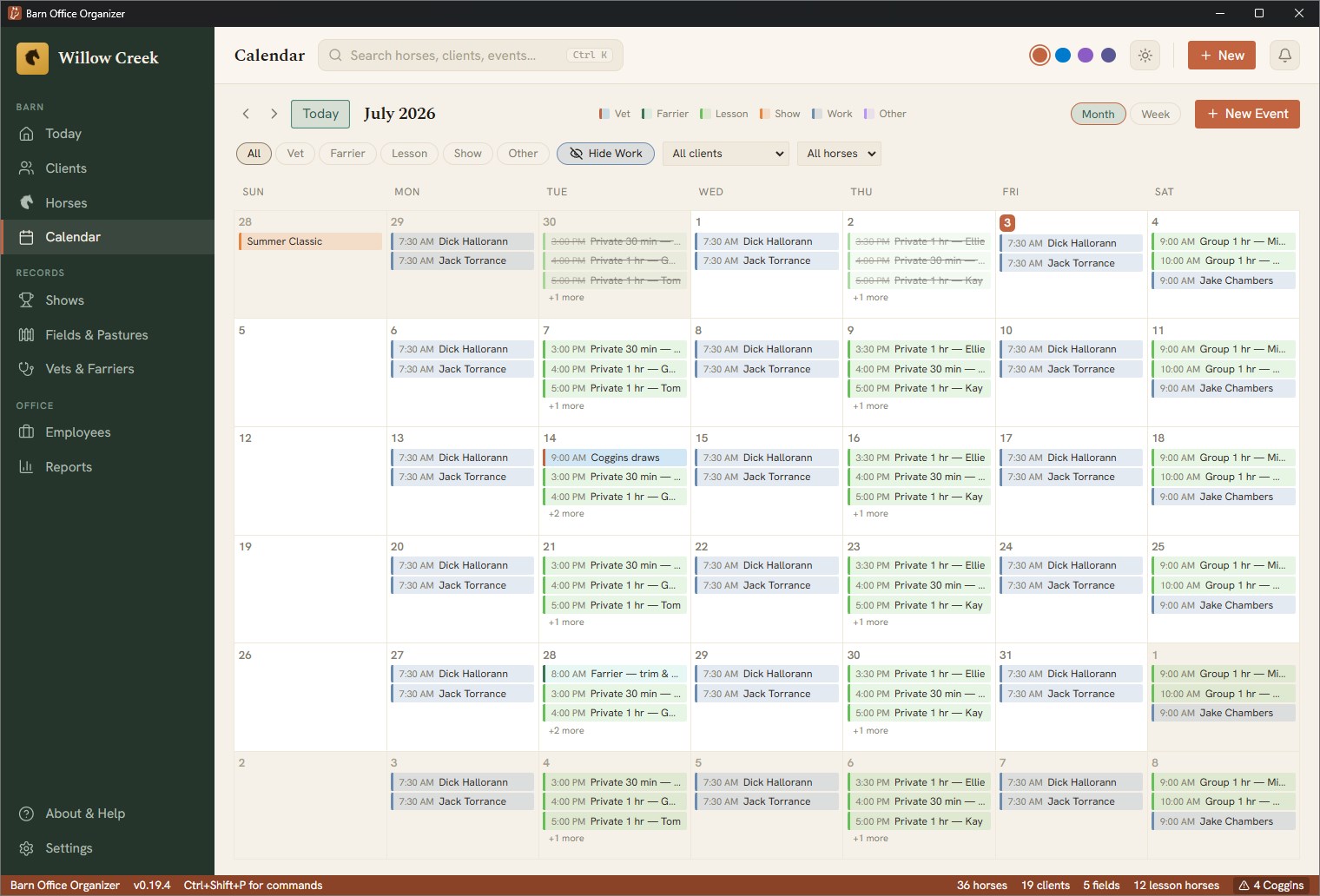 Barn Office Organizer screenshot