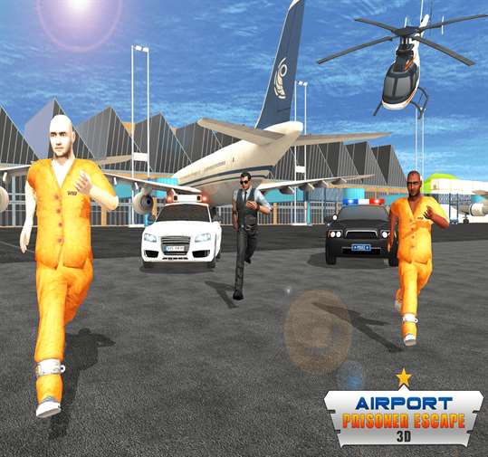 Airport Prisoner Escape 3D screenshot 1
