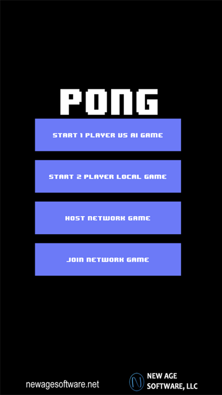 #1. Old-School Pong (Windows) 由: New Age Software LLC