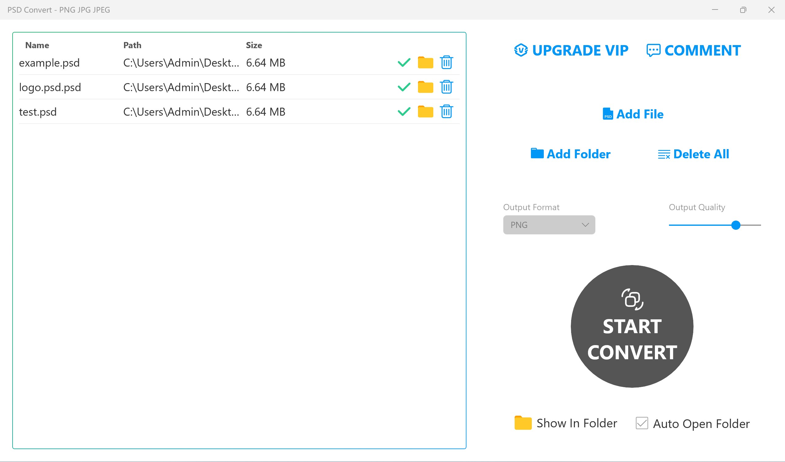 PSD Convert - PNG JPG JPEG screenshot