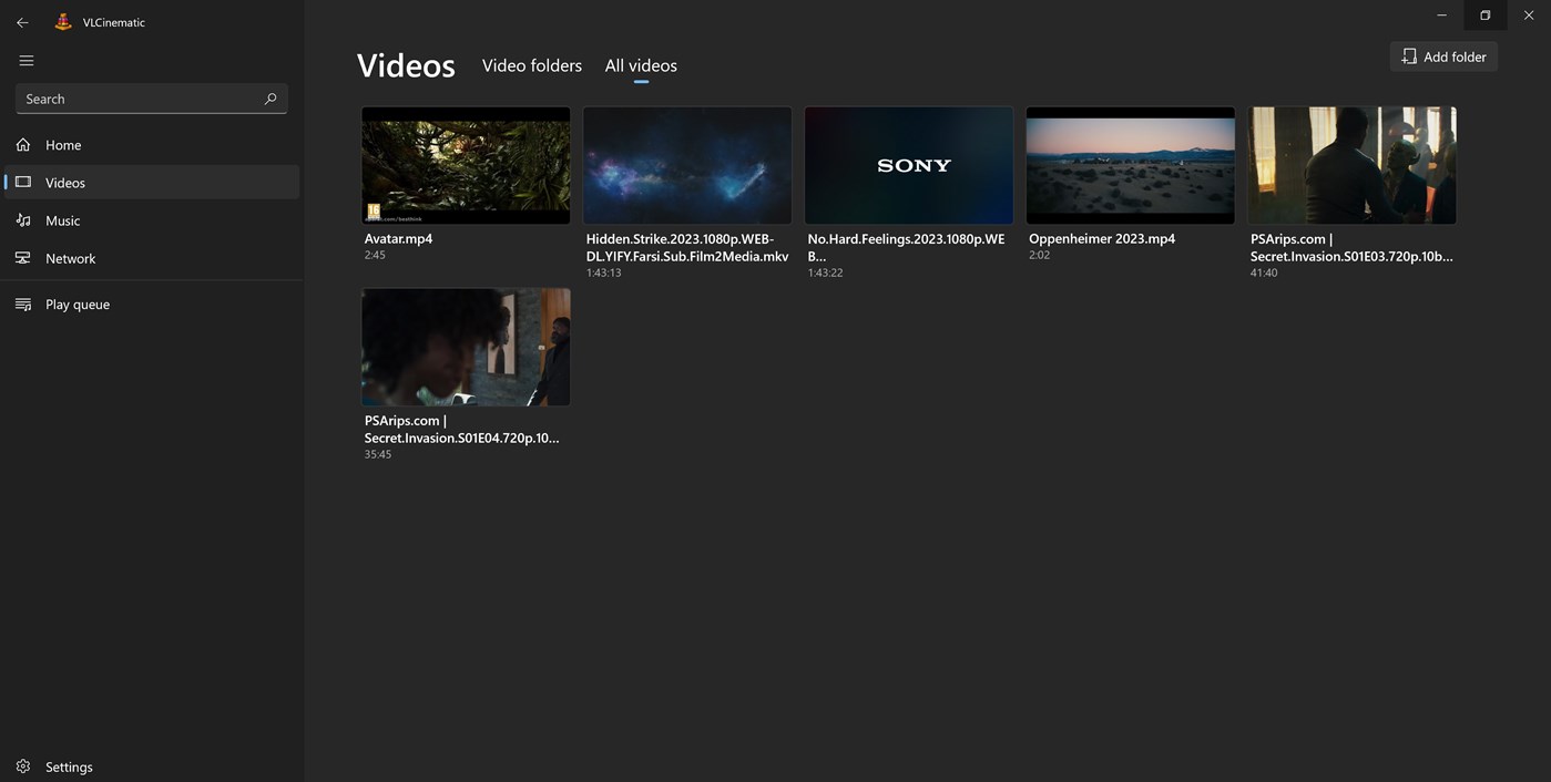 #5. VICinematic : Super Media Player (Windows) 由: VLCinematic