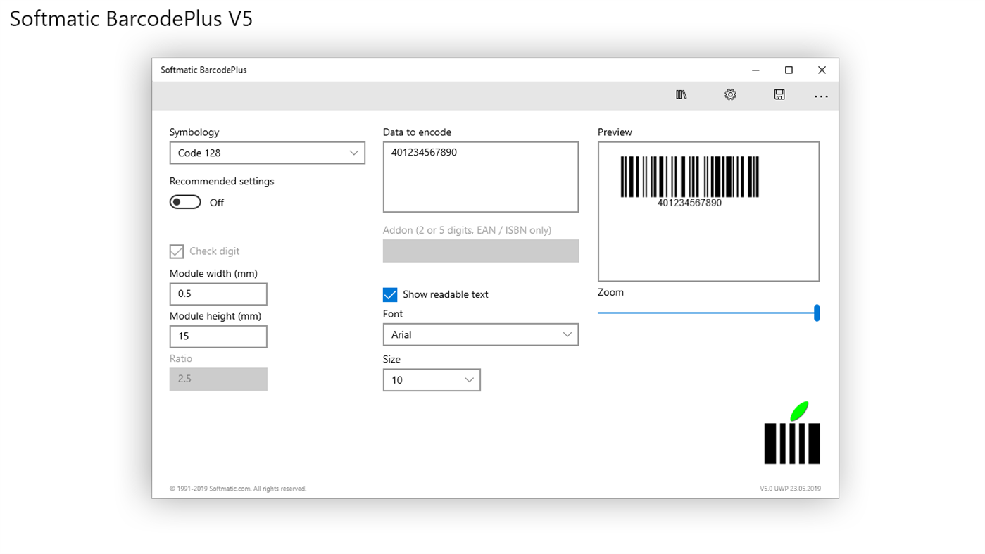 #2. Softmatic BarcodePlus (Windows) di: Softmatic GmbH