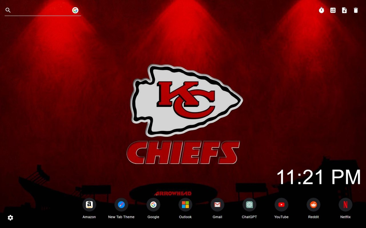 Kansas City Chiefs Wallpaper New Tab