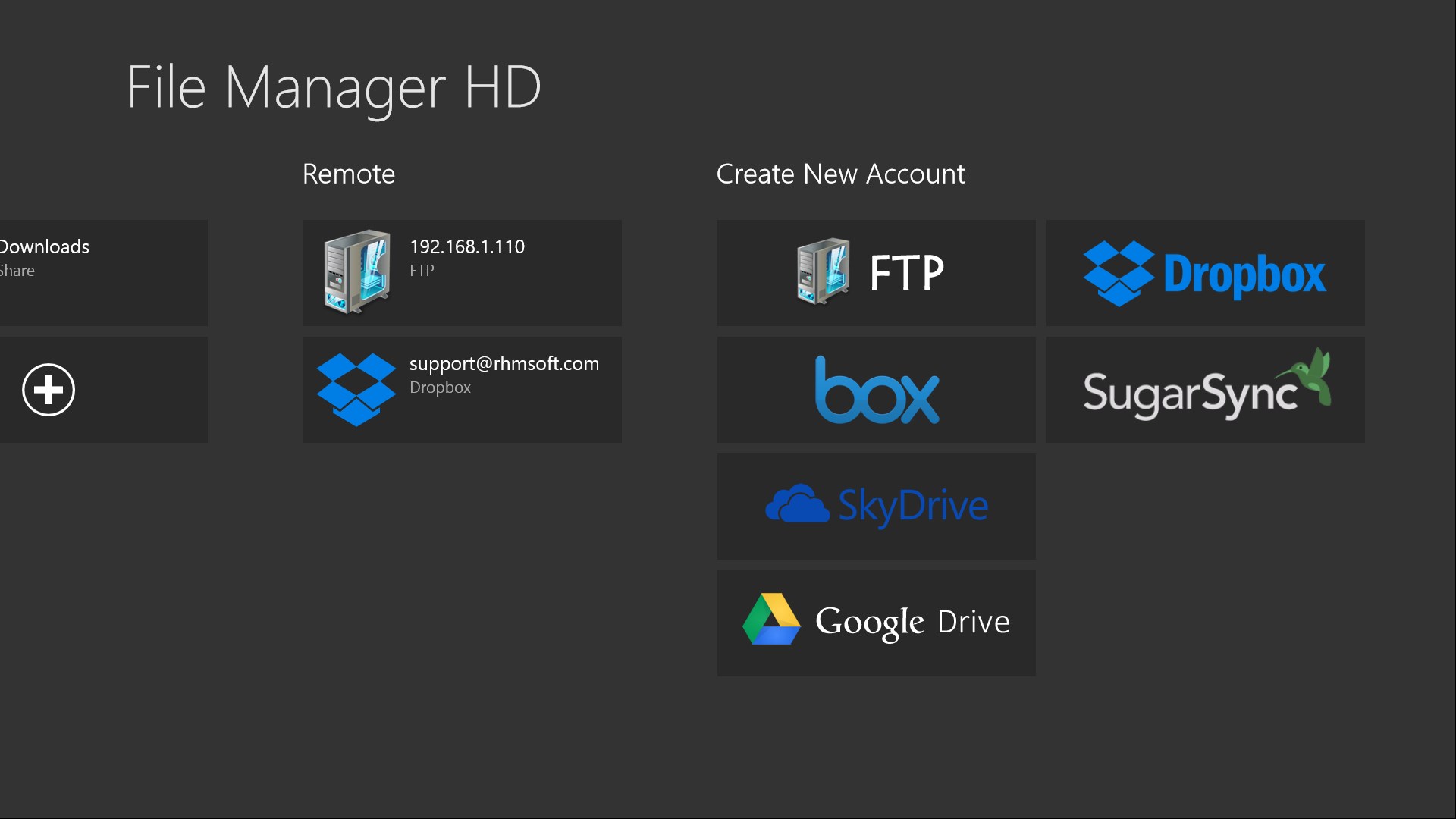 File Manager HD (Free) for Windows 10