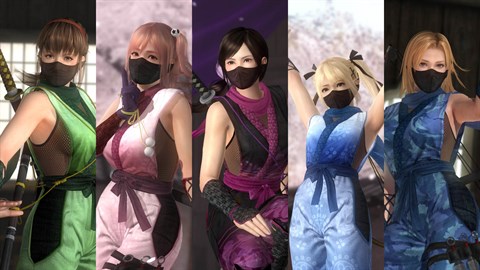 DOA5LR Ninja-Clan 1 Kostümset