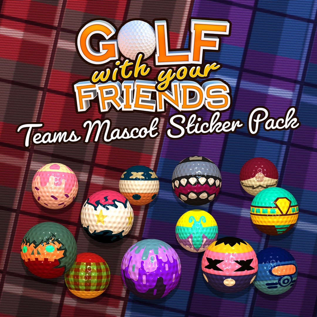 Golf With Your Friends - Teams Mascot Sticker Pack