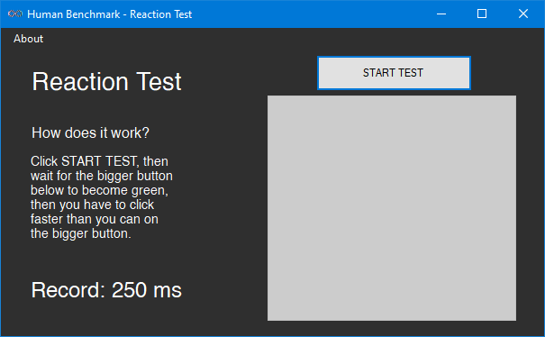 Human Benchmark Brain Test Online Challenge Game Free - Microsoft Apps